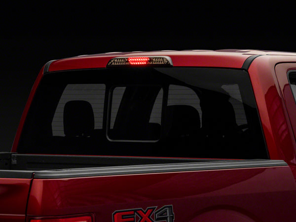 Raxiom 15-18 Ford F-150 Super Duty Axial Series LED Third Brake Light- Smoked - T555341 for 2015-2018 Ford F 150 - front view