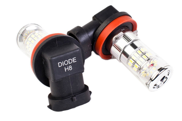 Diode Dynamics H8 HP48 LED - Cool - White (Pair) - DD0180P for 2006-2019 Kia Sedona - front view