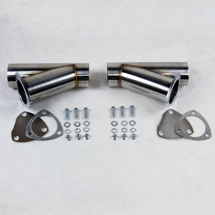 Granatelli 2.0in Stainless Steel Manual Dual Exhaust Cutout - 306520D