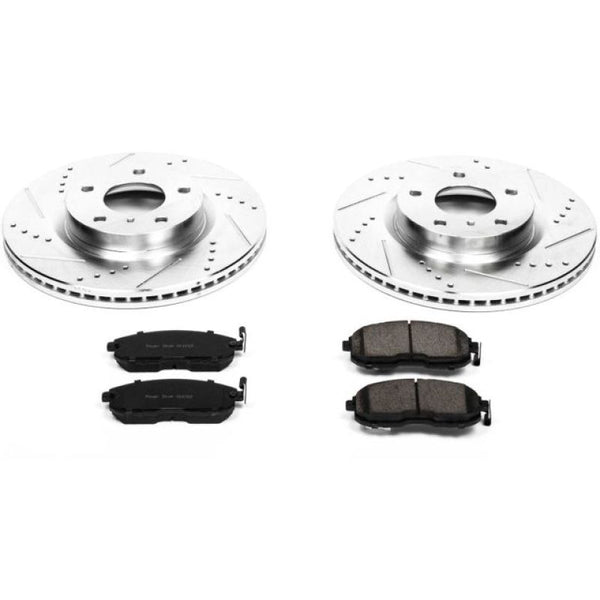 Power Stop 03-05 Infiniti G35 Front Z23 Evolution Sport Brake Kit - K3140 for 2003-2005 INFINITI G - front view