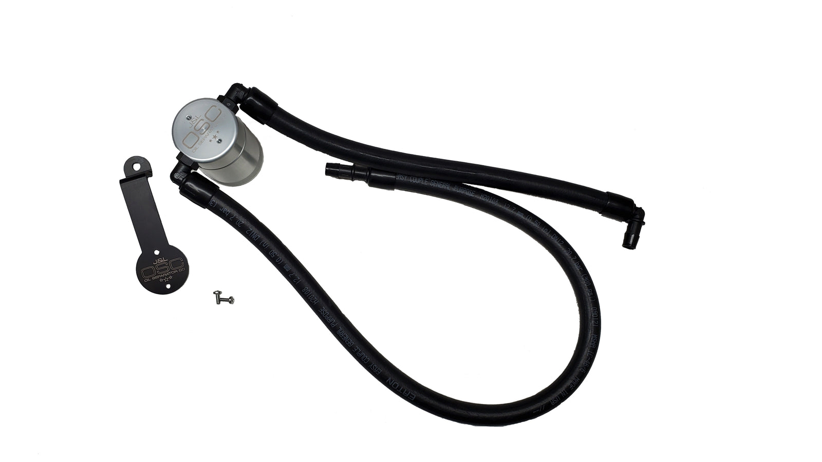 J&L 2021-2024 Jeep Wrangler 392 Oil Seperator 3.0 Passenger Side - Clear Anodized - 3072P-C