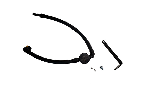 J&L 2021.5-2024 Ford Bronco 2.3L EcoBoost Oil Separator 3.0 Passenger Side - Black Anodized - 3075P-B