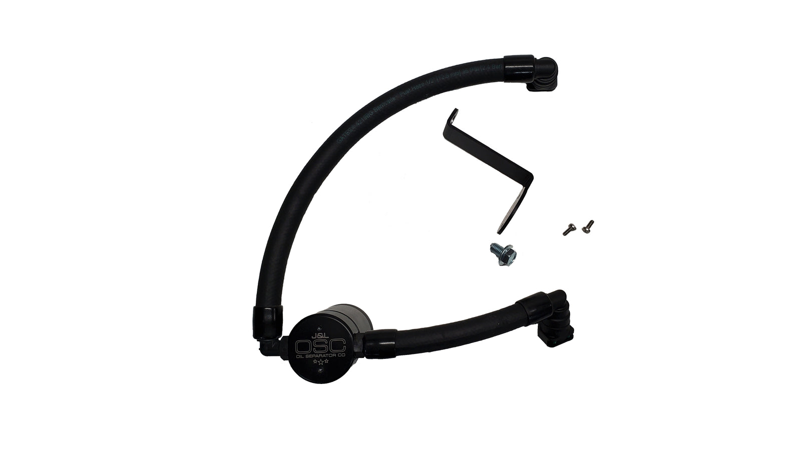 J&L 17-20 Lincoln Continental/MKZ 3.0L EcoBoost Passenger Side Oil Separator 3.0 - Black Anodized - 3079P-B