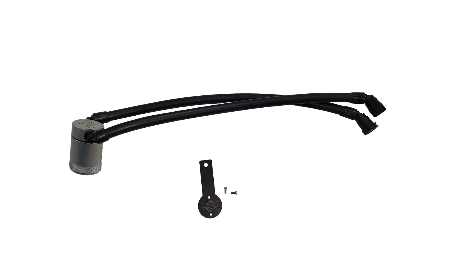 J&L 22-25 Jeep Wagoneer 3.0 Driver Side Oil Separator-Clear - 3098D-C