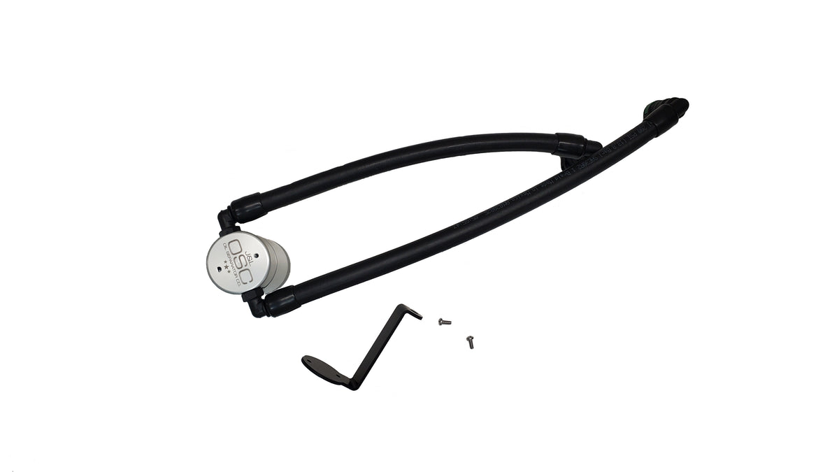 J&L 24-25 Ford Ranger 2.7L EcoBoost PCV Side Clear Anodized - 3099P-C