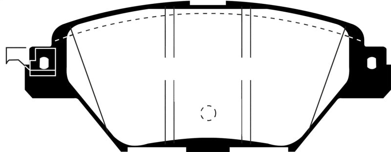 EBC 16-18 Mazda CX-9 Yellowstuff Rear Brake Pads - DP43083R