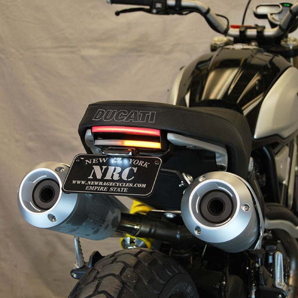 New Rage Cycles 18+ Ducati Scrambler 1100 Fender Eliminator Kit - S1100-FE-S - front view