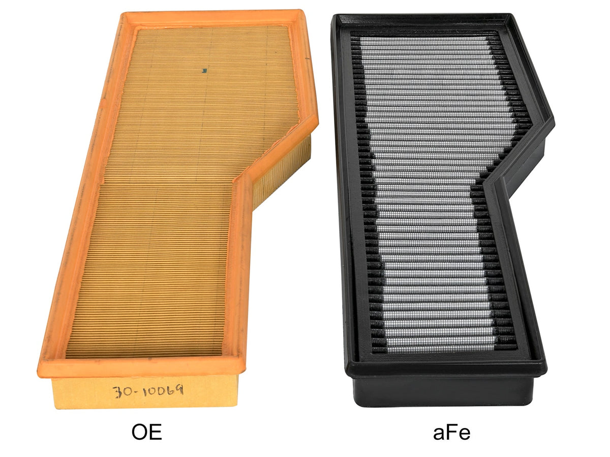 aFe Magnum FLOW Pro DRY S OE Replacement Filter 04-08 Porsche 911 Carrera (997) H6 3.6L - 31-10069