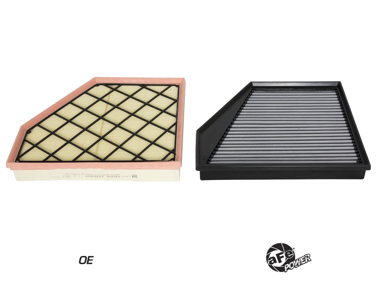 aFe Magnum FLOW Pro DRY S OE Replacement Filter 2016 Chevrolet Camaro SS V8 6.2L - 31-10268