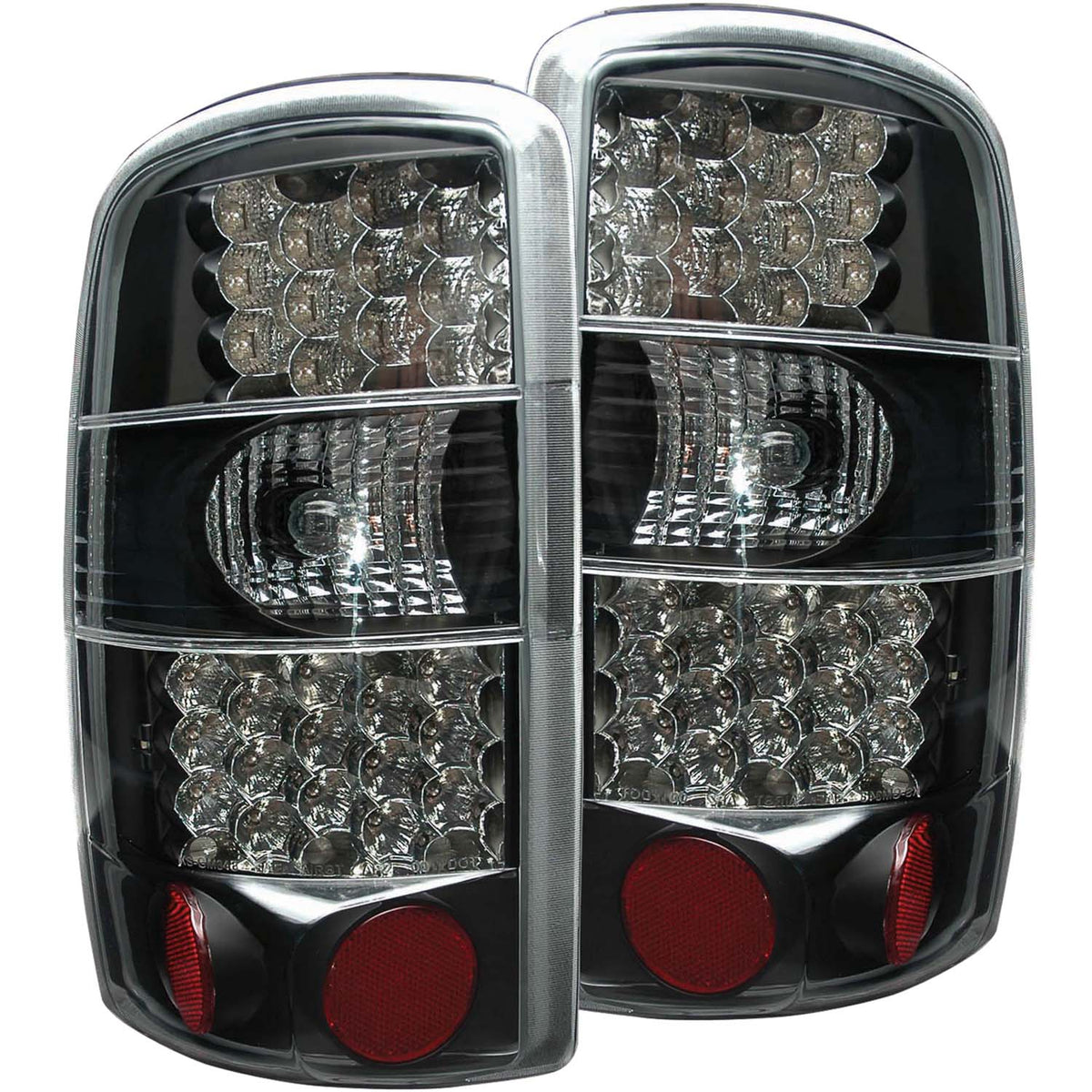 ANZO 2000-2006 Chevrolet Suburban LED Taillights Black - 311003 for 2000-2006 Chevrolet Suburban 1500 - front view
