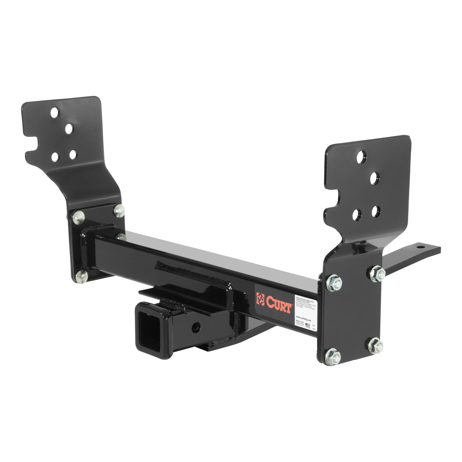 CURT 31322 2-Inch Front Receiver Hitch, Fits Select Chevrolet Silverado, GMC Sierra 1500