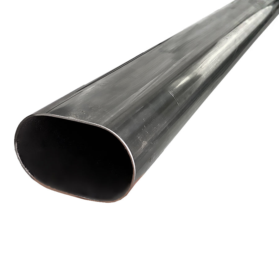 Granatelli 5ft Long 3.0in Oval Stainless Steel Tubing - 313535