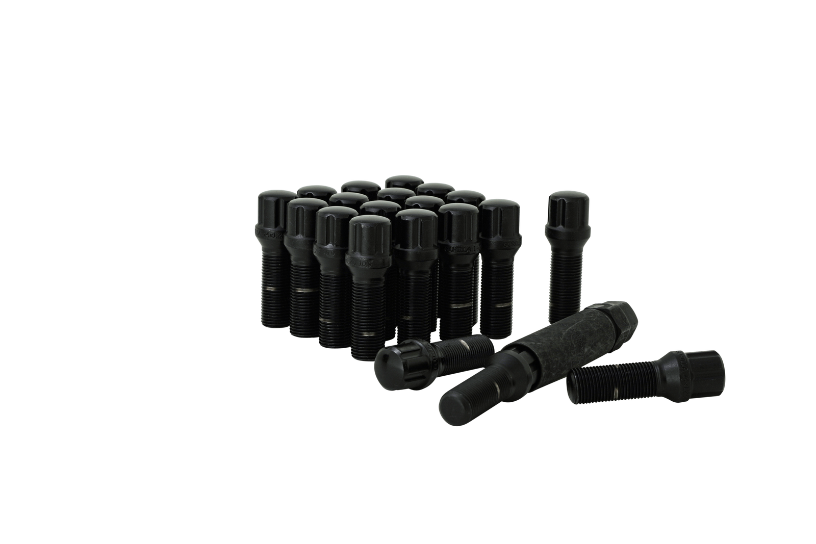 Gorilla Automotive - 5 Lug 14-1.25 Spline Bolt Wik Blk 40mm - K5BS-14125X40BGR