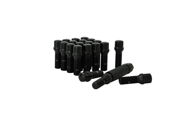 Gorilla Automotive - 5 Lug 14-1.25 Spline Bolt Wik Blk 40mm - K5BS-14125X40BGR
