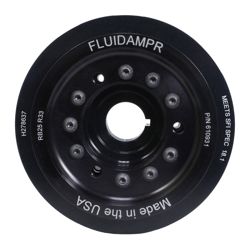 Fluidampr 94-99 Nissan Skyline R33 RB25DET (Non NEO) Steel Internally Balanced Damper - 610931
