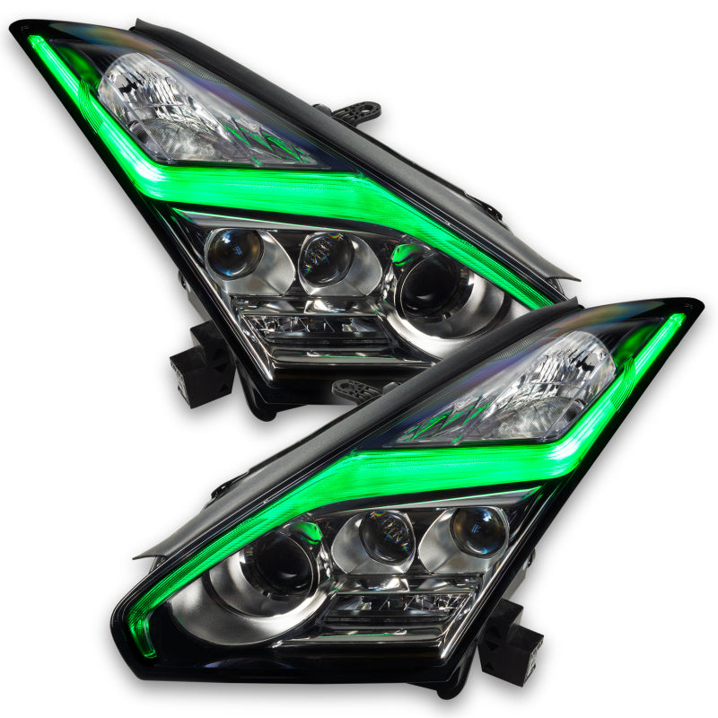Oracle 15-21 Nissan GT-R Lightning Bolt Headlight DRL RGB+W w/ Simple Controller SEE WARRANTY - 1283-504