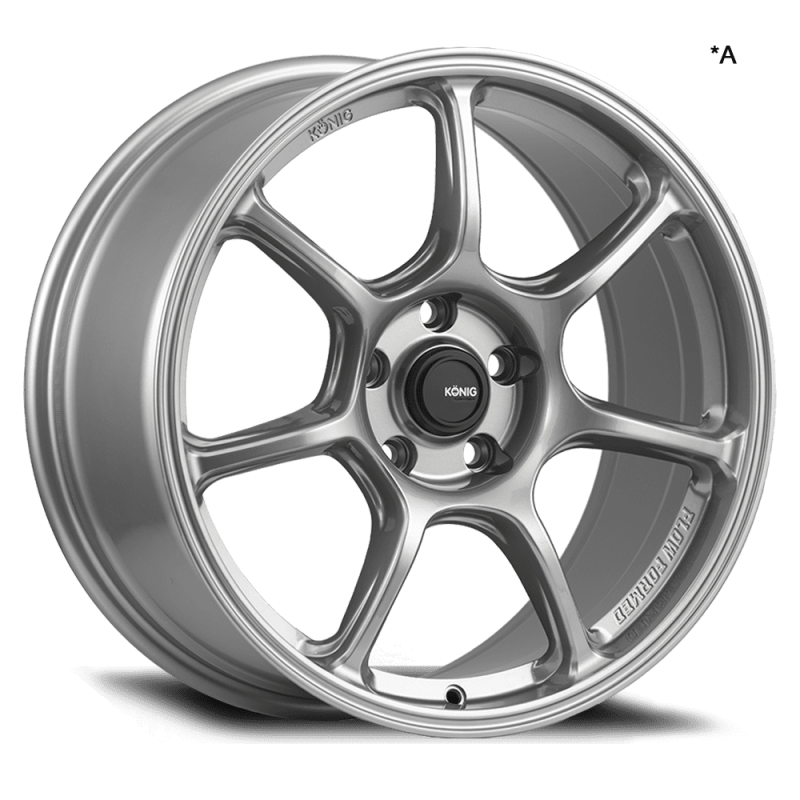 Konig Ultragram 17x8 4x100 ET45 Titanium Metallic Knurled Bead - UG8710045T