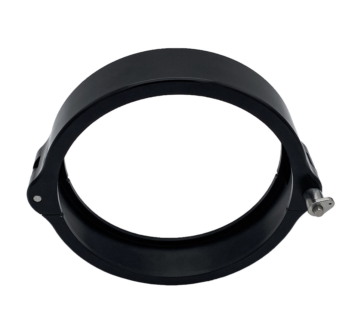 Granatelli 3.5in Dual Seal Clamshell Clamp - Aluminum Black - 318535CS