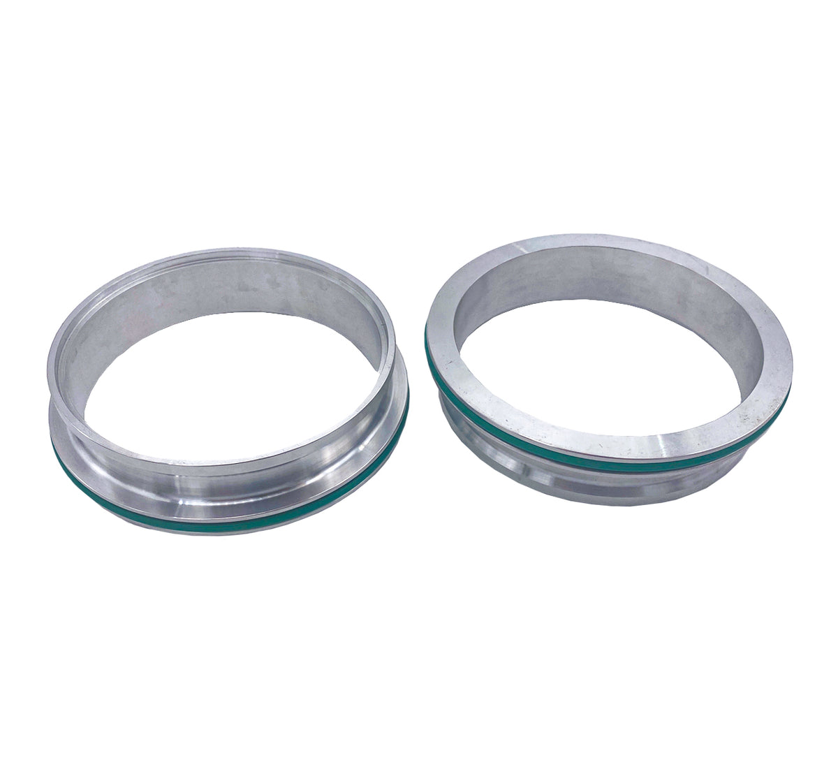 Granatelli Aluminum Dual Seal Clamp 4.0in Weld-on Ferrule Set - 318540F