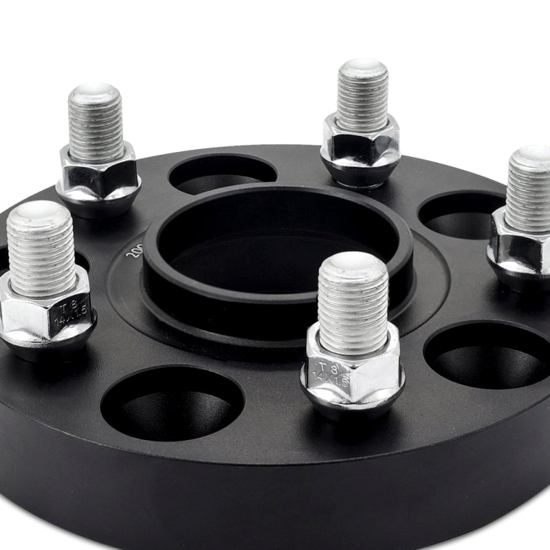 Mishimoto Wheel Spacers - 5x120 - 64.1 CB - M14 x1.5 - 50mm - BK - MMWS-013-500BK