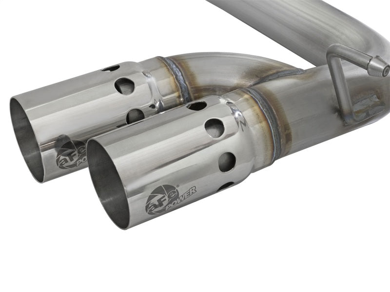 aFe Rebel Series DPF-Back 3in Side Exit SS Exhaust w/ IC Polished Tips 2016 GM Colorado/Canyon 2.8L - 49-44065-P