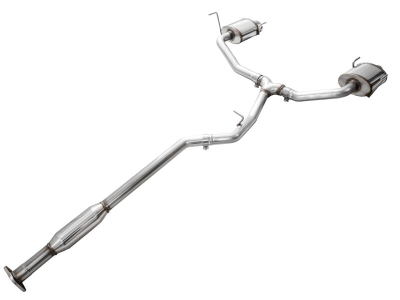 AWE 20-25 Subaru Outback (Wilderness &amp; XT) 0FG Catback Exhaust w/Dual BashGuards - 3015-38246