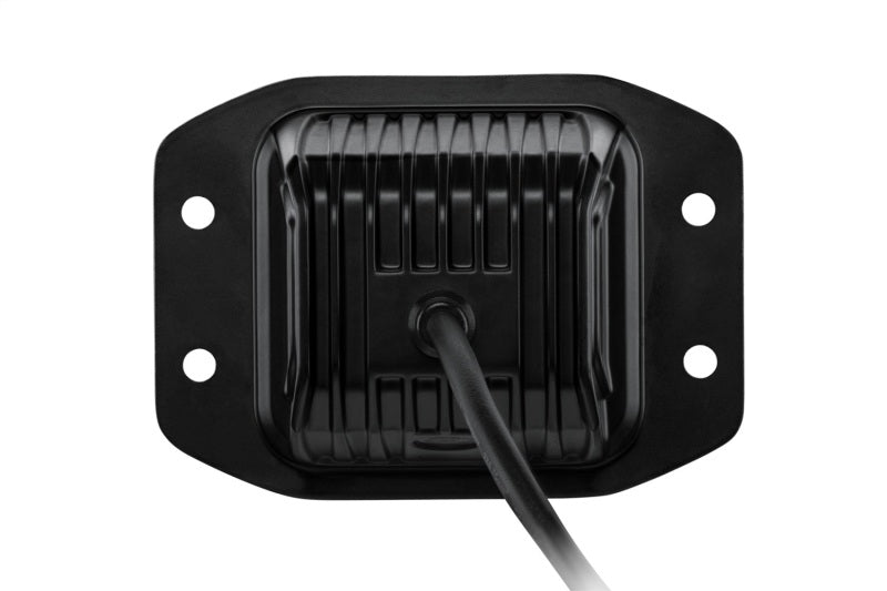Hella Universal Black Magic 3.2in L.E.D. Cube Kit - Flood Beam (Flush Mount) - 358176831