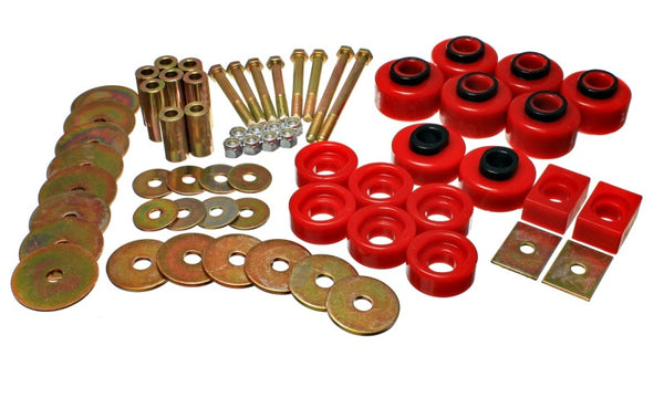 Energy Suspension Body Mnt 2/4 Wd Super Crew - Red - 4.4115R for 2001-2003 Ford F-150 - front view
