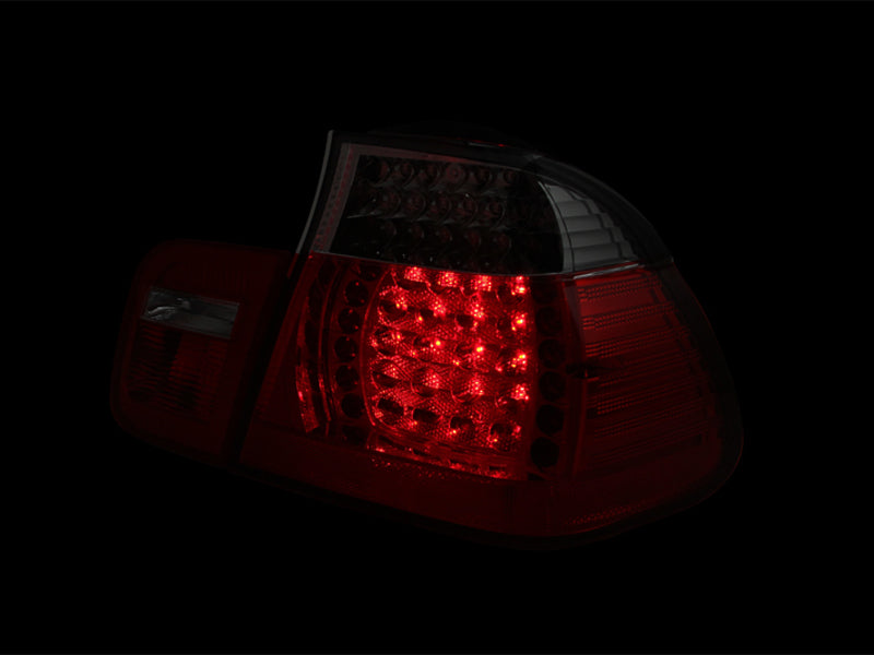 ANZO 2002-2005 4DR BMW 3 Series E46 LED Taillights Red/Smoke - 321123