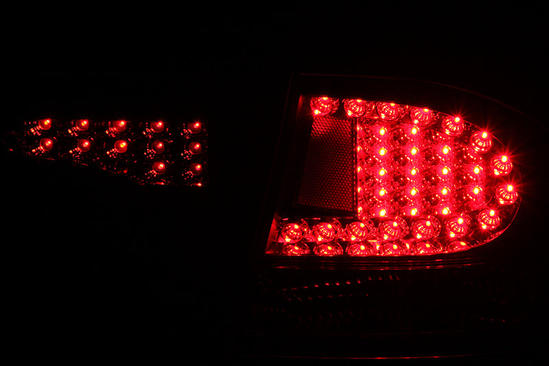 ANZO 2006-2011 Honda Civic LED Taillights Black - 321152