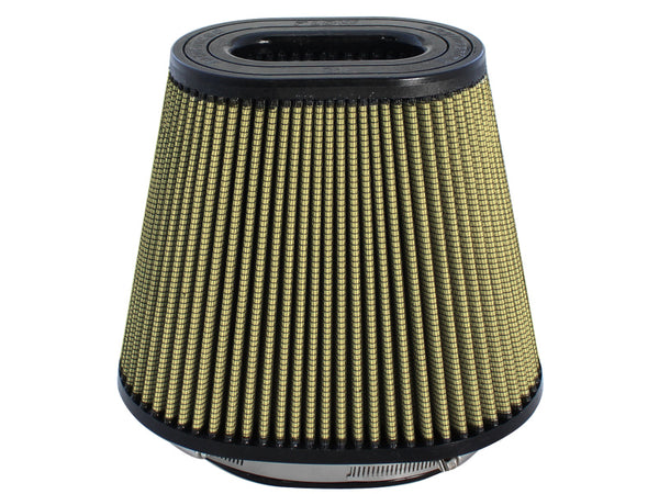 afe Magnum FORCE Intake Rplcmnt Air Filter (5-1/4x7)IN F x (6-3/8x10)IN B x (4-1/2x6-3/4)IN Tx8IN H - 72-91070