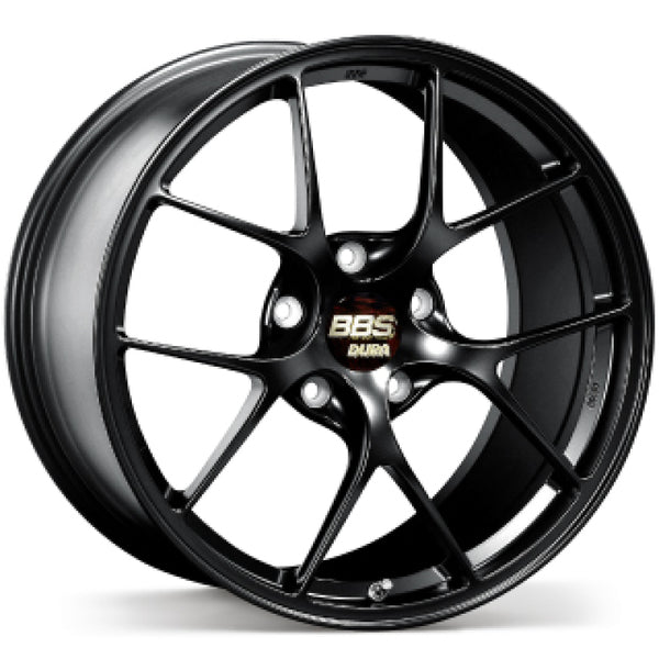BBS RI-D 20x9.5 5x112 ET10 82mm Matte Black Wheel 82mm PFS Ring/Clip Required - RI100MB by BBS
