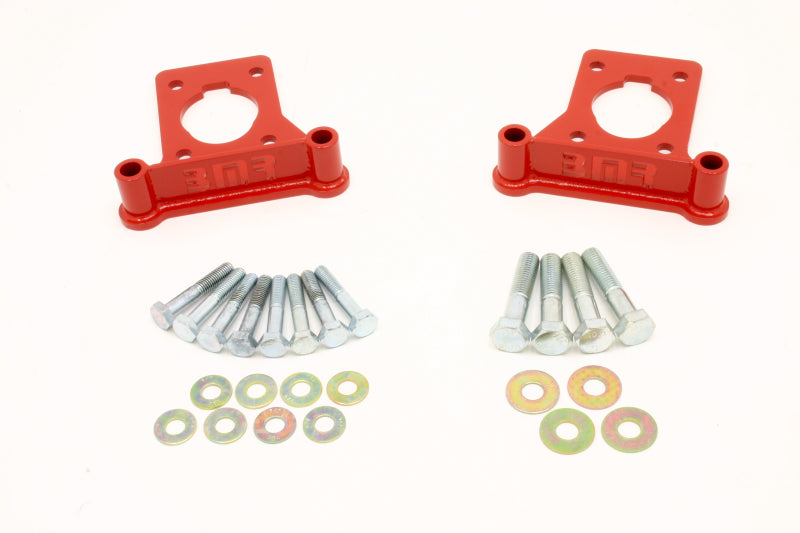 BMR 93-02 F-Body Front C5 Brake Conversion Caliper Bracket - Red - BCB001R by BMR Suspension