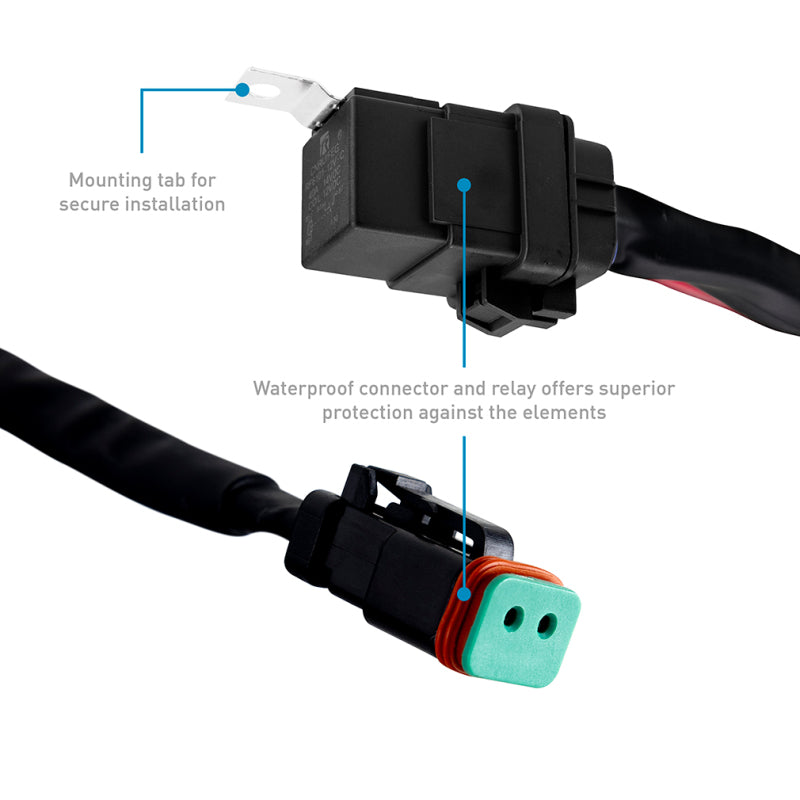 Borne Off-Road 21+ Bronco Light Pods 4pc Ditch 3x3 Flood - BNLT-BR-21-DT4F