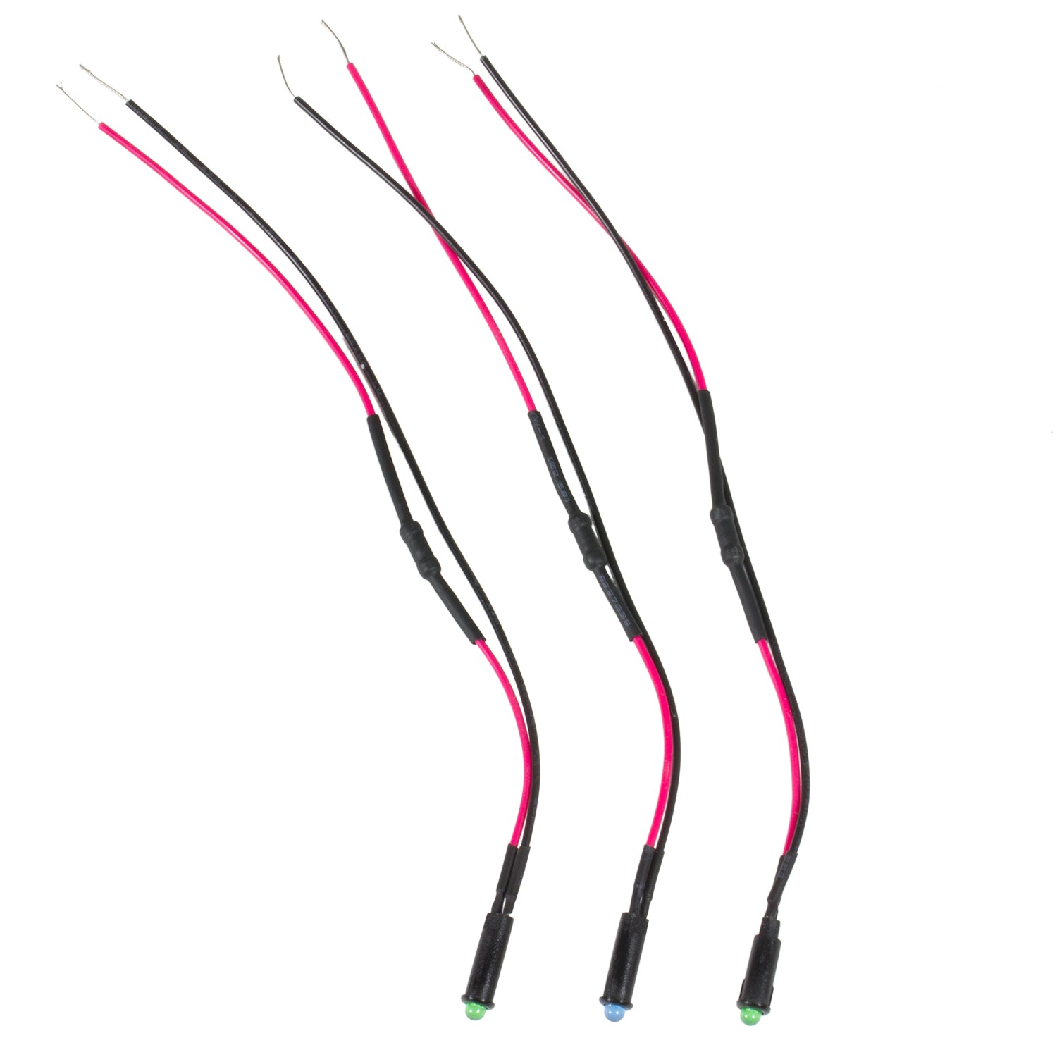 Autometer LED Indicator Light Kit 5/32in. (2 Green, 1 Blue) - 3283