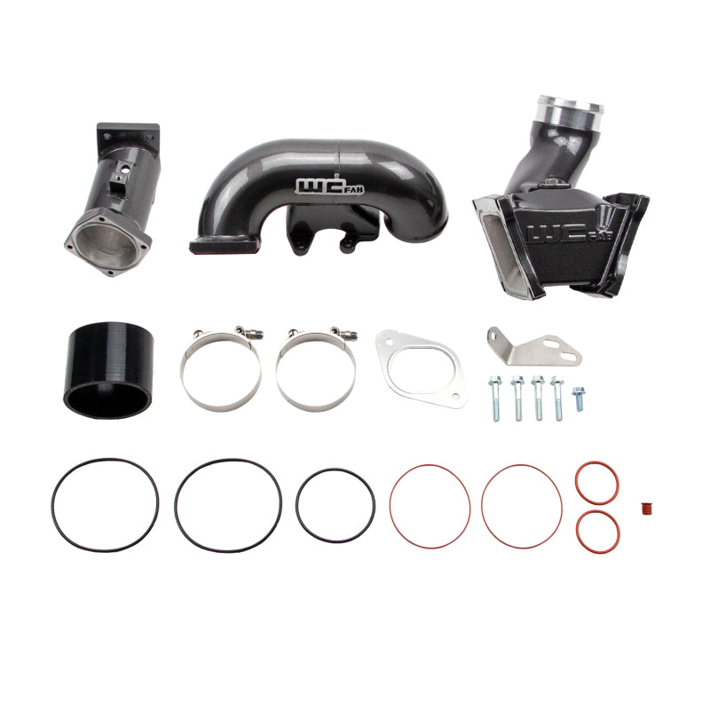 Wehrli 07.5-10 GM Duramax LMM 3in Y-Bridge Kit - Candy Red - WCF100164-CR