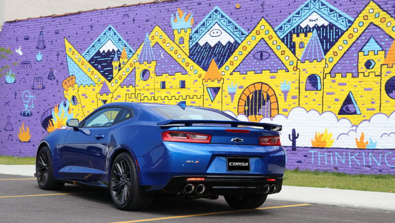 Corsa 2017-2024 Chevrolet Camaro SS 6.2L V8 2.75in Polished Sport Axle-Back Exhaust - 14786