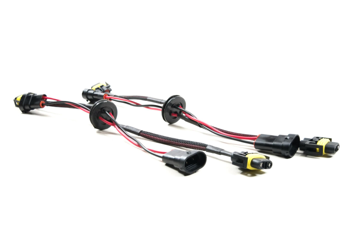 Morimoto - Harness: H-Series housing pass-through cables w/ grommet (H11)(2x) - GTR.A016