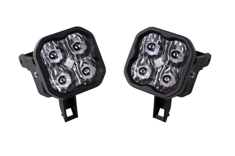 Diode Dynamics SS3 Sport Type SDX Kit ABL - Yellow SAE Fog - DD7102 for 1999-2010 Ford F 250 - installed view