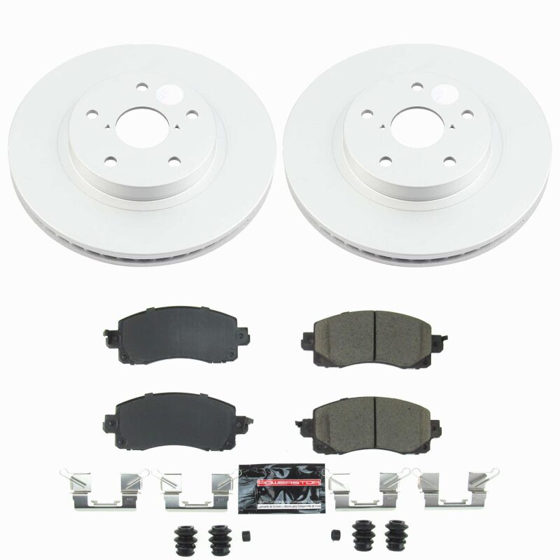 Power Stop 19-24 Subaru Forester Front Z23 Coated Brake Kit - CPK8480-23