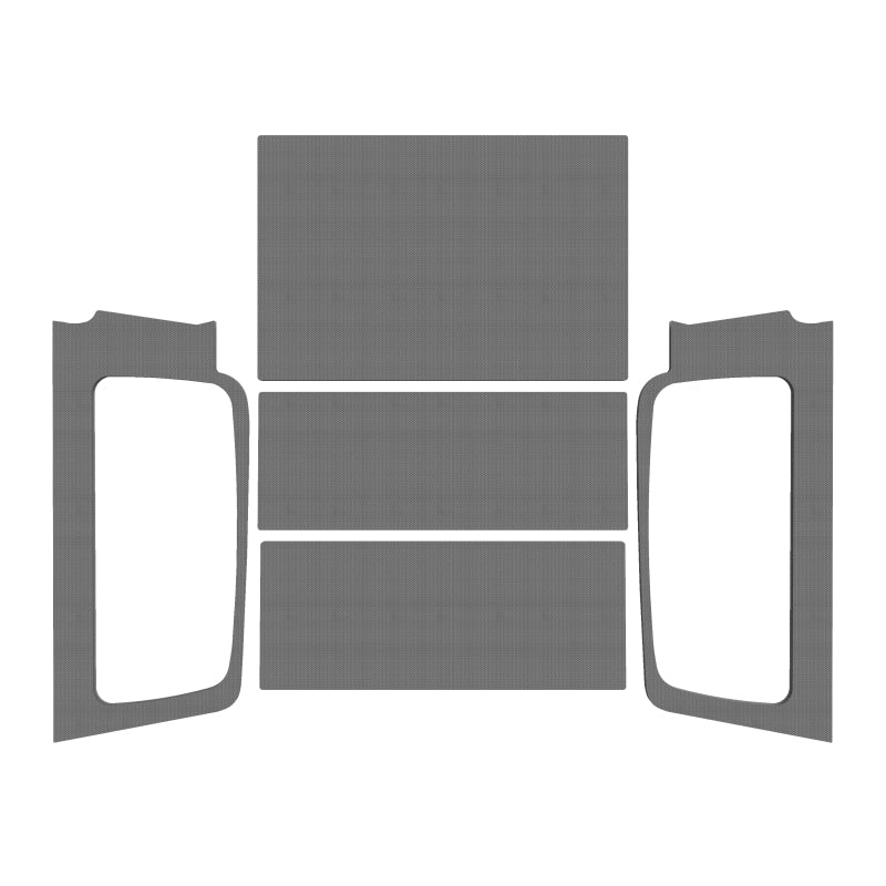 DEI 04-06 Jeep Wrangler LJ Unliminted Headliner Complete Kit - Gray - 50603