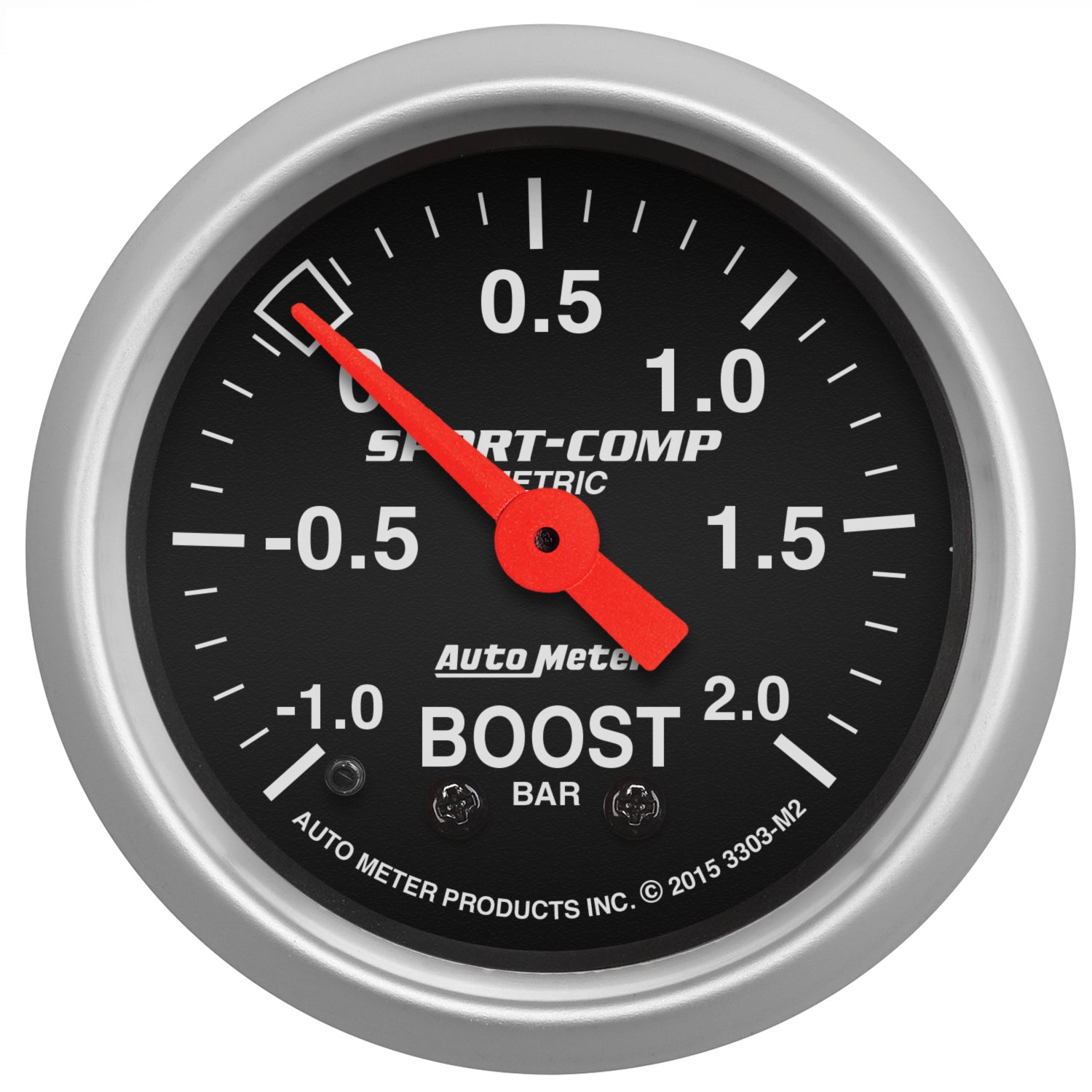 Autometer Sport-Comp Gauge Vac/Boost 2 1/16in -1 - +2 Bar Mechanical Sport-Comp - 3303-M2