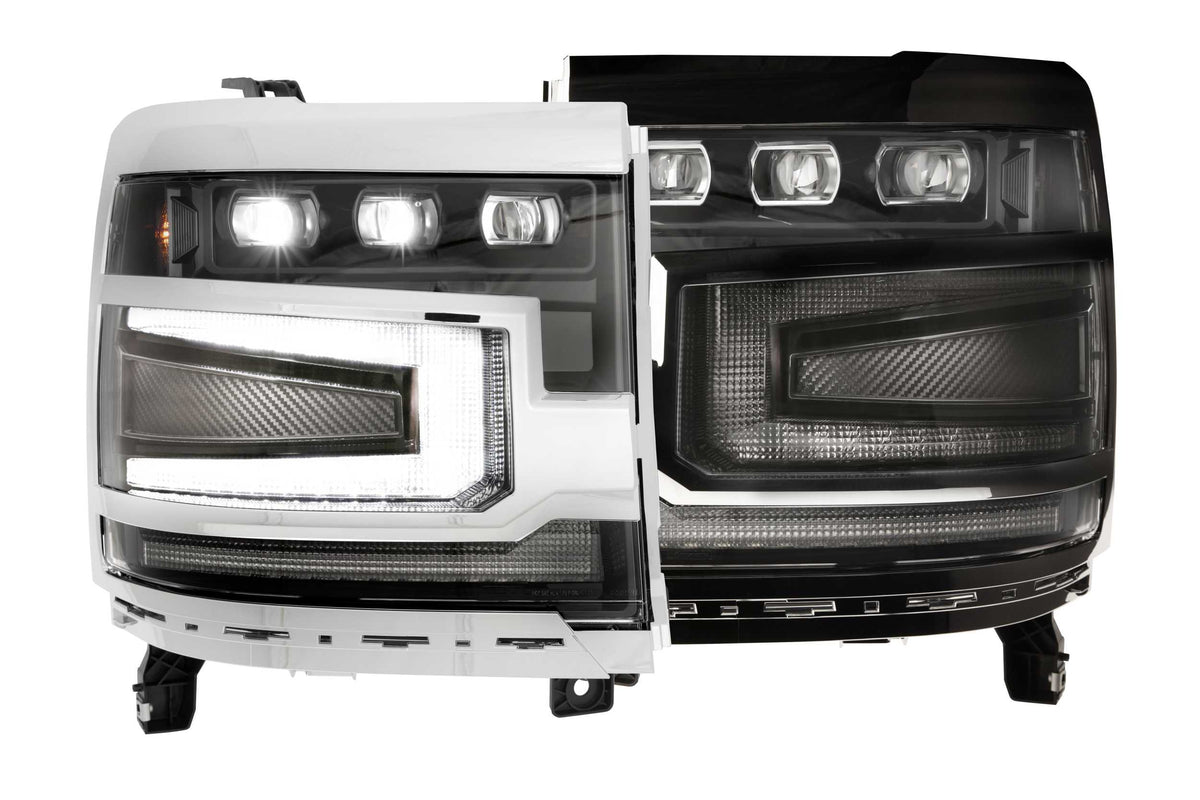 Morimoto - XB LED Headlights: Chevrolet Silverado 1500 (16-18) (Pair / ASM) - LF542-ASM