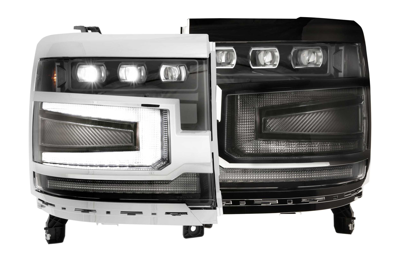 Morimoto - XB LED Headlights: Chevrolet Silverado 1500 (16-18) (Pair / ASM) - LF542-ASM