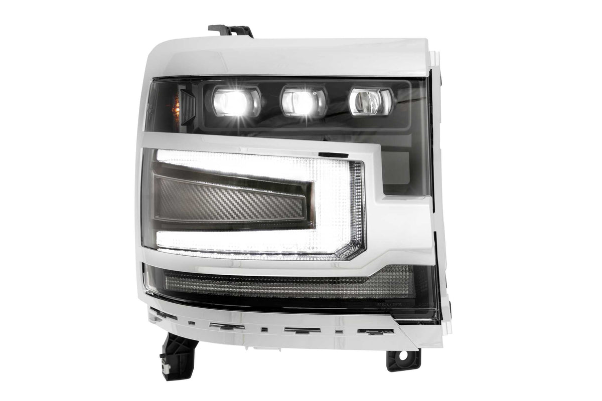 Morimoto - XB LED Headlights: Chevrolet Silverado 1500 (16-18) (Pair / ASM) - LF542-ASM