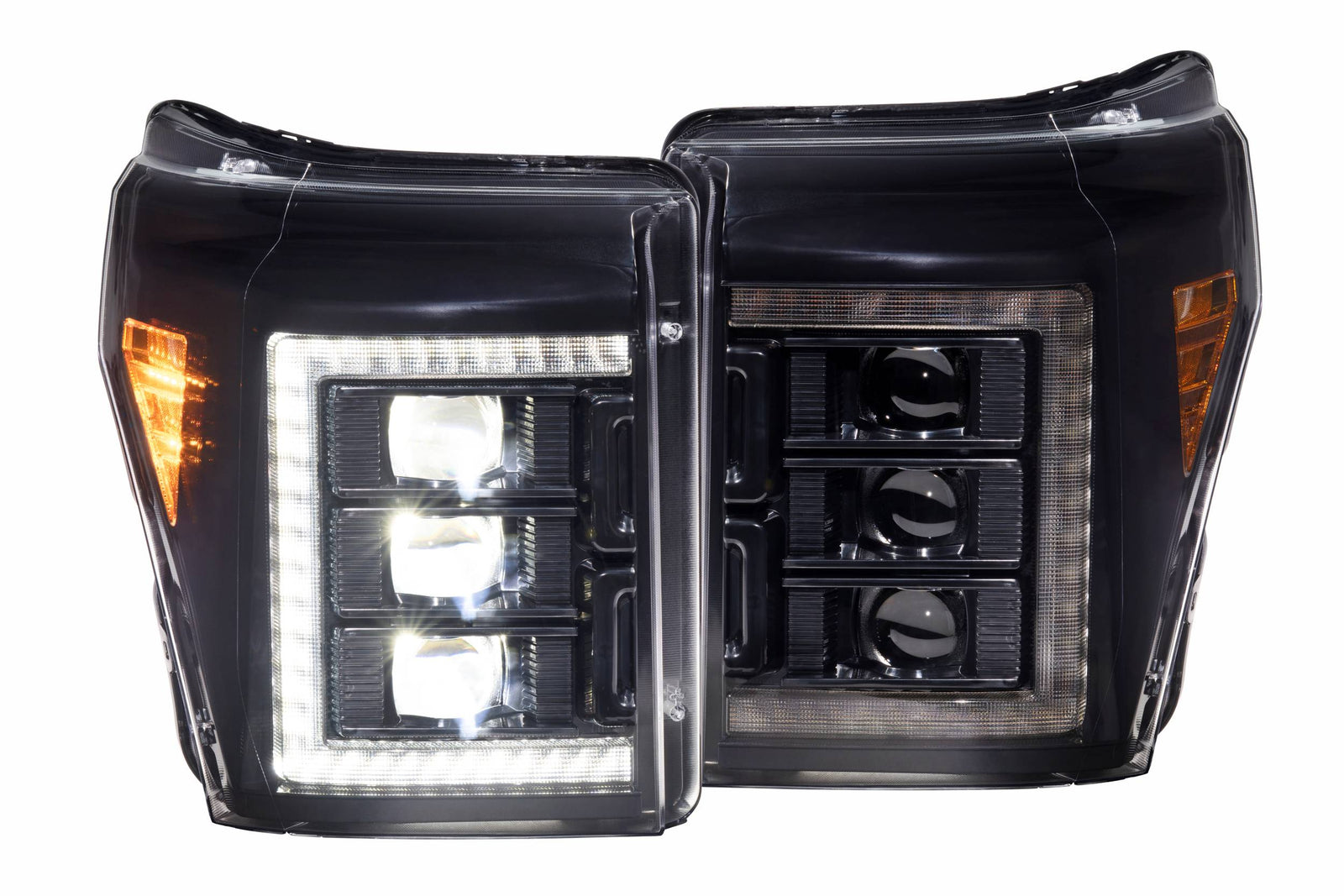 Morimoto - XB LED Headlights: Ford Super Duty (11-16) (Pair / White DRL) - LF505-ASM