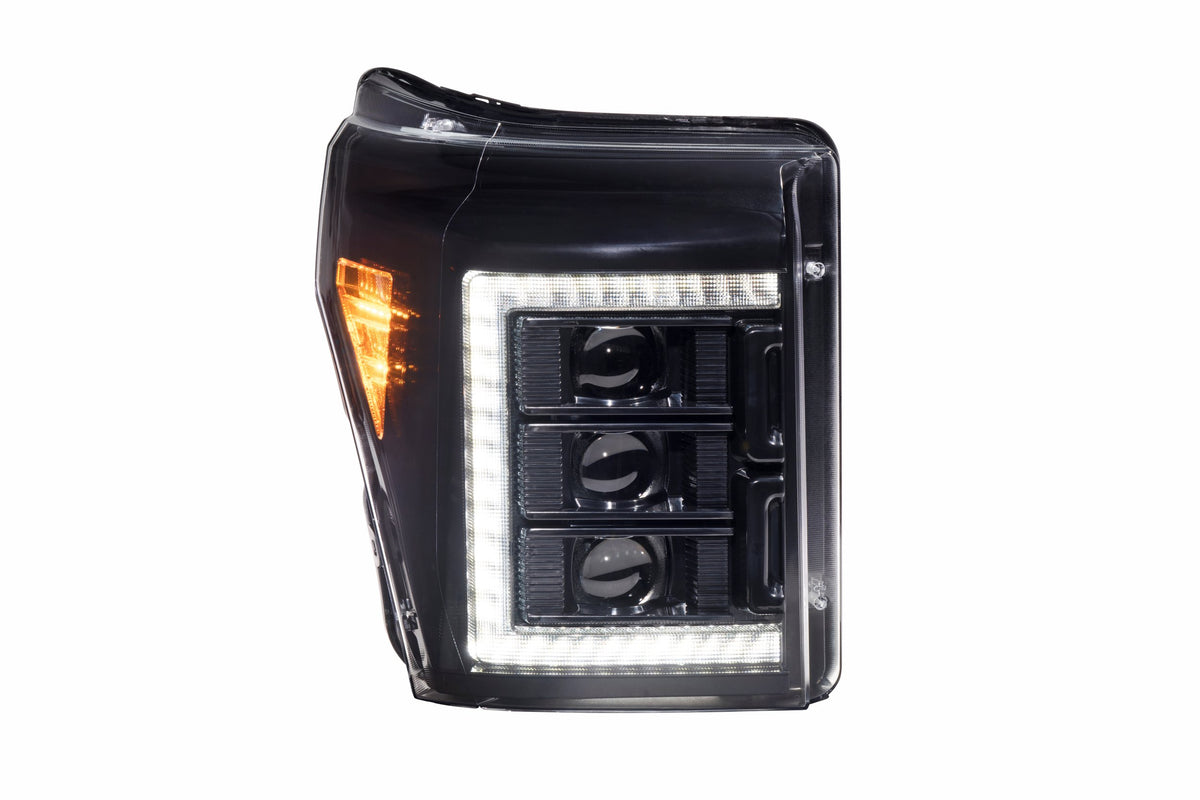 Morimoto - XB LED Headlights: Ford Super Duty (11-16) (Pair / White DRL) - LF505-ASM