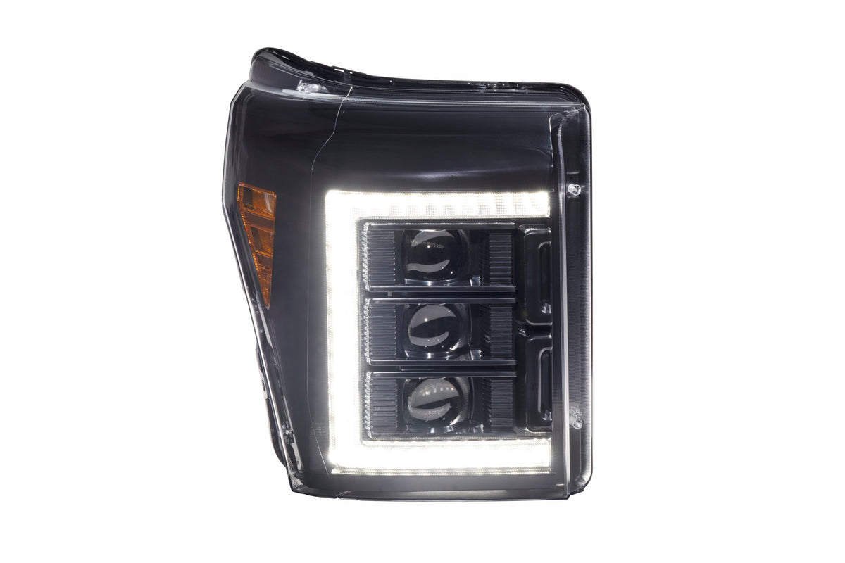 Morimoto - XB LED Headlights: Ford Super Duty (11-16) (Pair / White DRL) - LF505-ASM