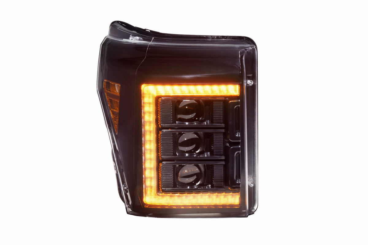 Morimoto - XB LED Headlights: Ford Super Duty (11-16) (Pair / White DRL) - LF505-ASM