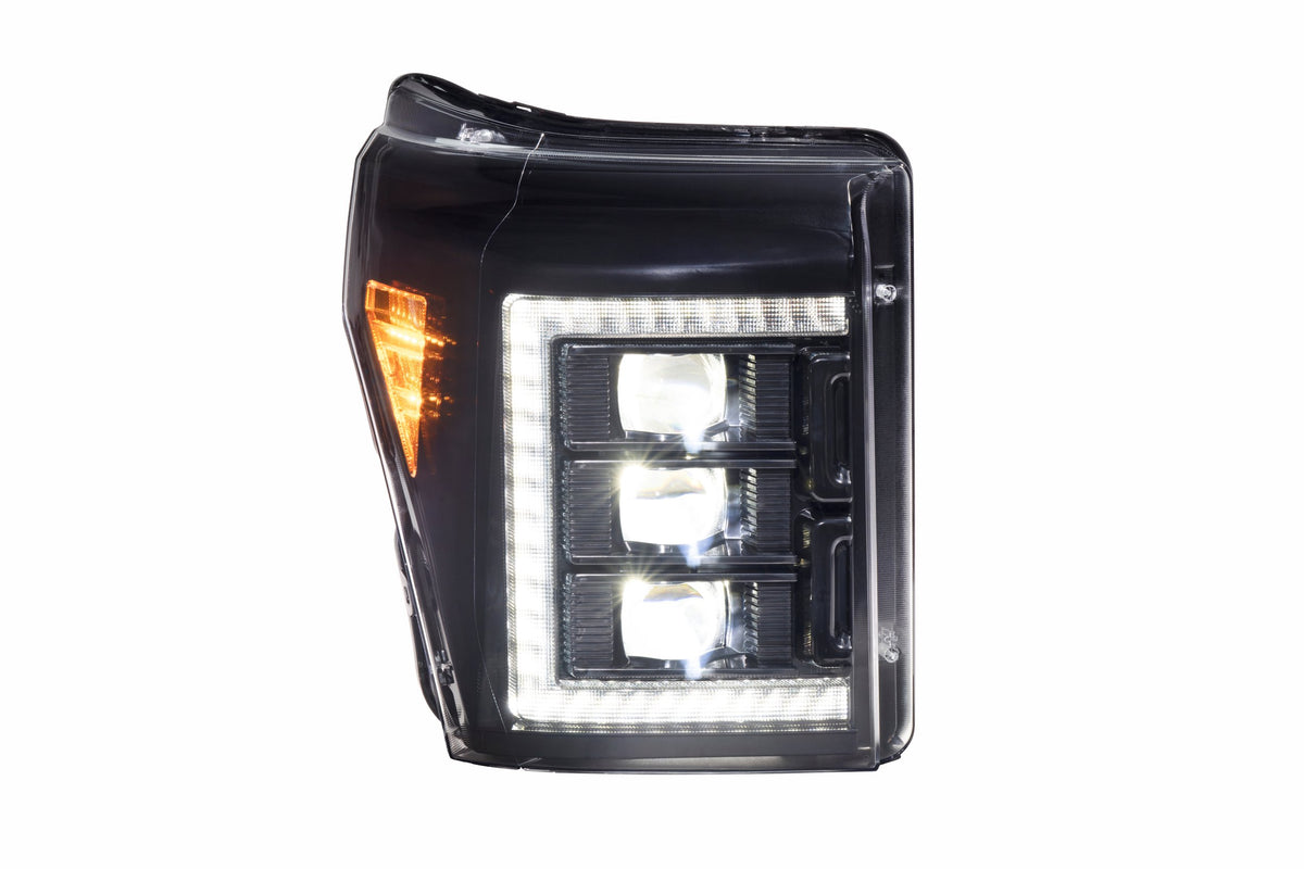 Morimoto - XB LED Headlights: Ford Super Duty (11-16) (Pair / White DRL) - LF505-ASM